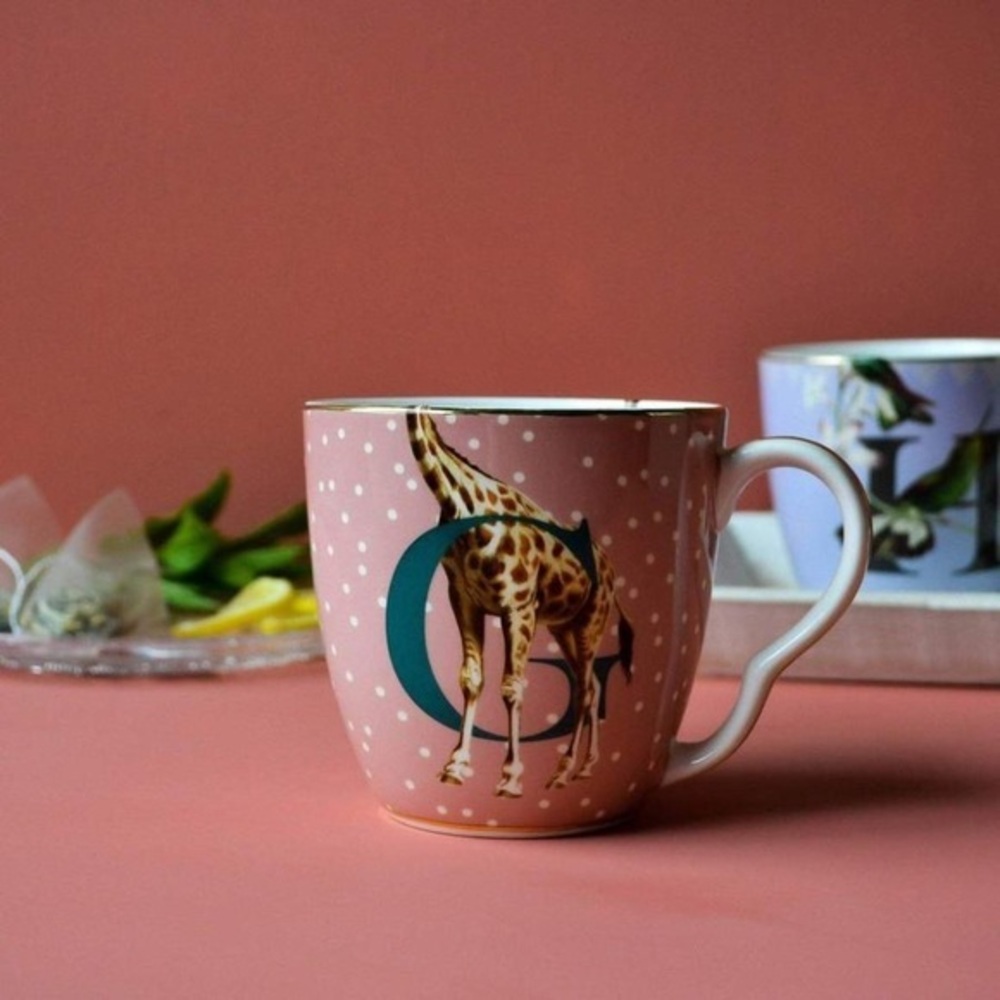 YVONNE ELLEN - ALPHABET MUG - G FOR GIRAFFE